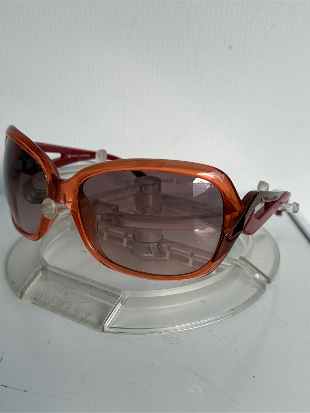 NEW ARMANI EXCHANGE AX111/S Translucent Orange Sunglasses NEW WITHOUT TAGS